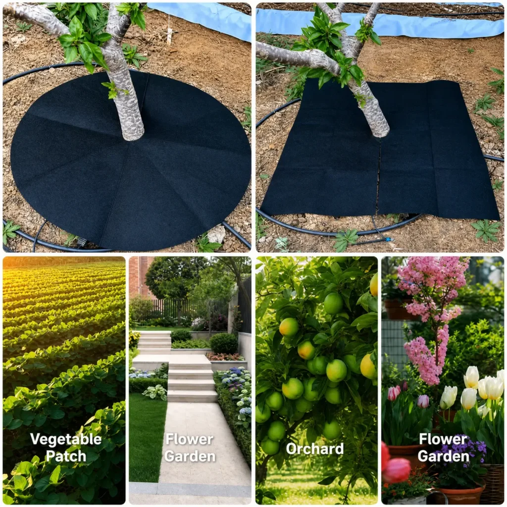 Weed Barrier Fabric Application Scenari