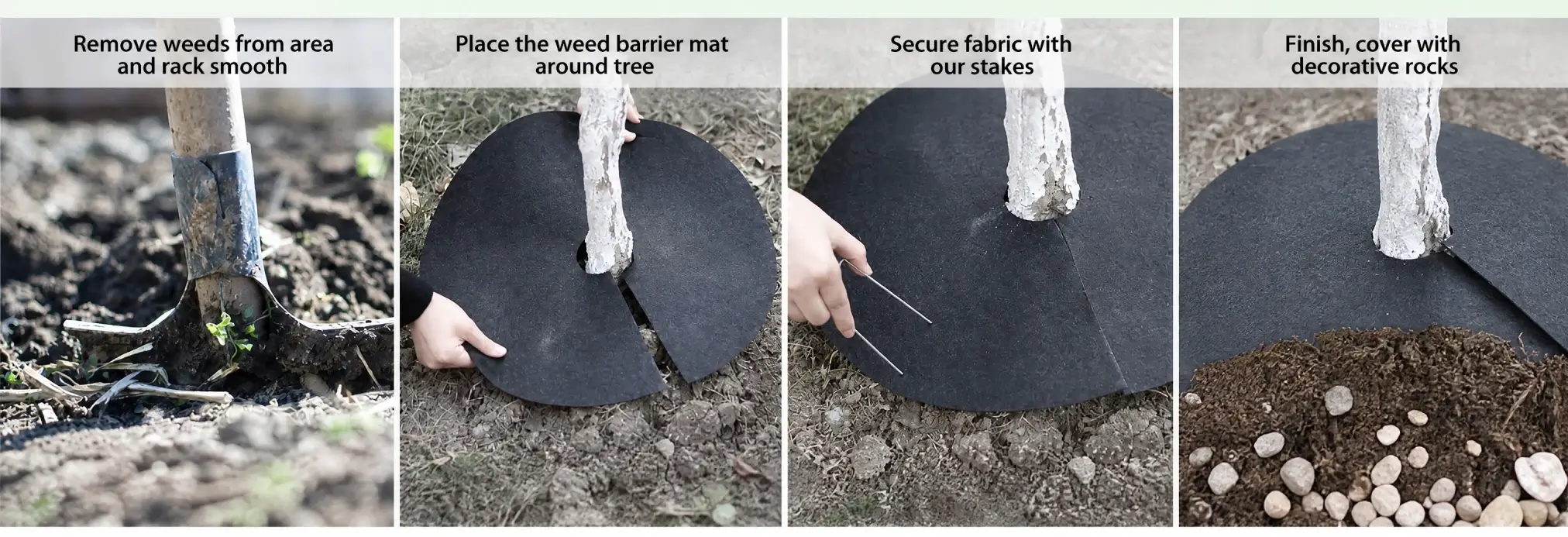 Steps for Installing Weed Barrier Fabric