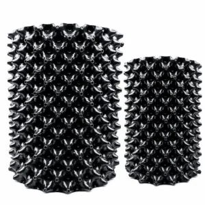 Black and white HDPE plastic air pruning containers for plant root propagation wholesale
