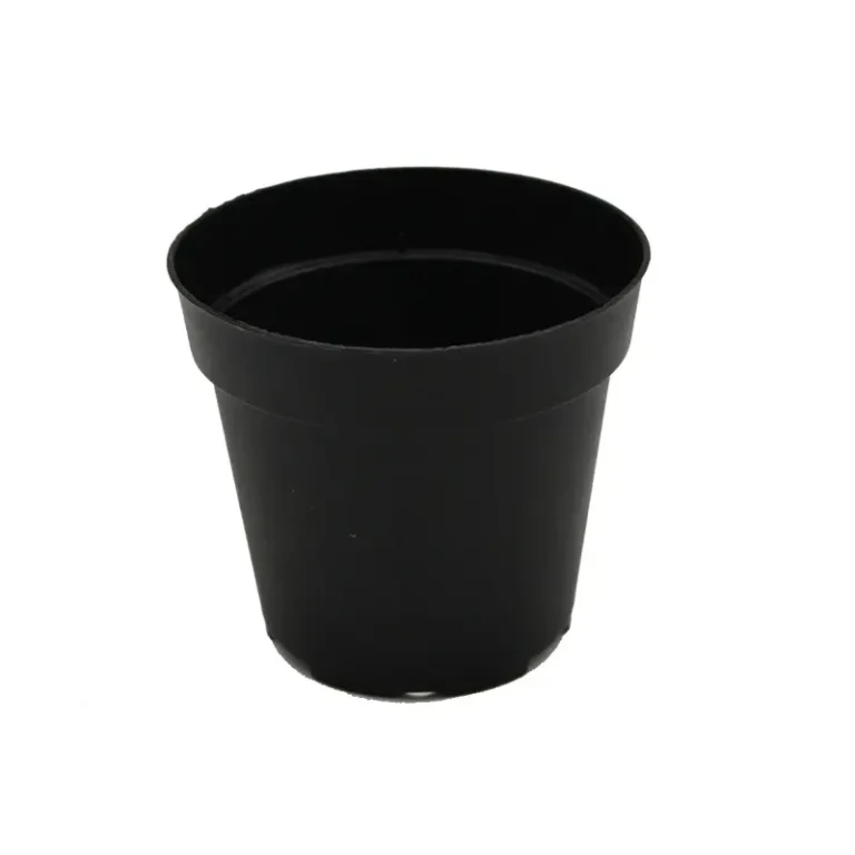 Round Black Plastic Nursery Pots