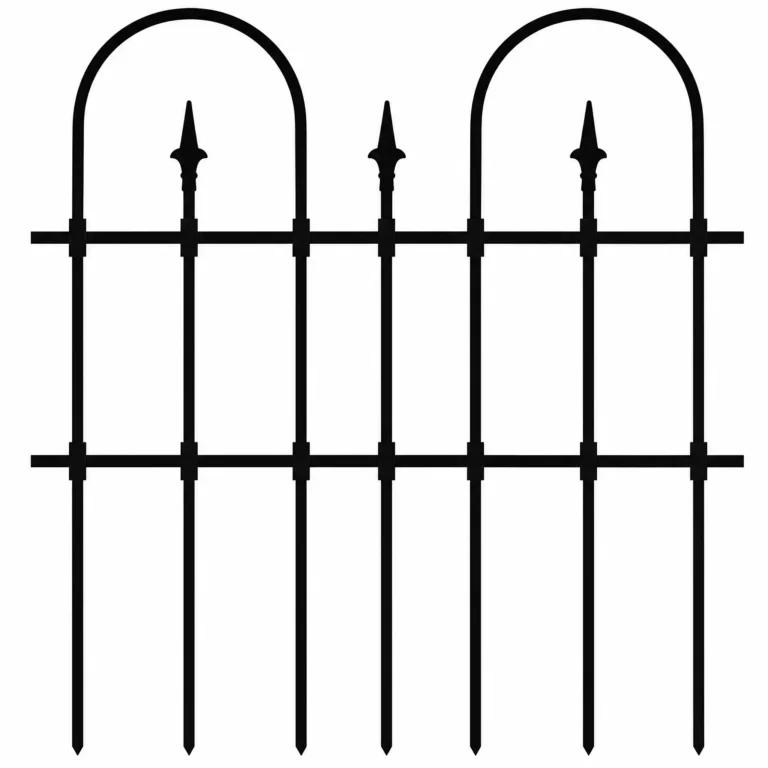 PE plastic coated steel garden trellis fence screen for climbing roses and vines
